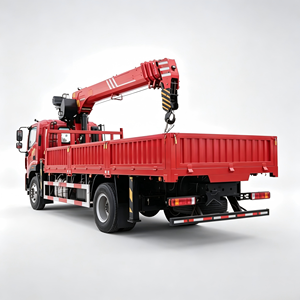 Grúa compacta articulada montada en camión de 4 toneladas y 6.3 toneladas con manipulador hidráulico para construcción urbana en espacios reducidos - Product Image 1