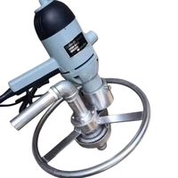 Machine de forage de puits d'eau électrique portative pour usage domestique avec moteur et pompe 1200W, diamètre 50mm, profondeur max 50m, mobile