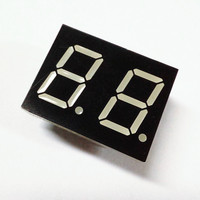 Module d'affichage LED à 7 segments, 2 chiffres, super rouge (620-625 NM), 0,5 pouce, Houkem-5022-A/BSR, 18 broches
