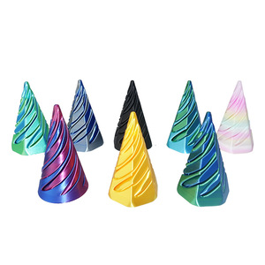 Juguete antiestrés en forma de cono, de plástico impreso en 3D, portátil, para niños y adultos, 6,5 cm de altura, base de 3,5 cm - Product Image 4