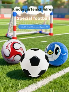Balón de Fútbol de Cuero Suave con Dibujos Animados para Niños de 3 a 8 Años, Entrenamiento Educativo, Interacción Padres-Hijos - Product Image 2