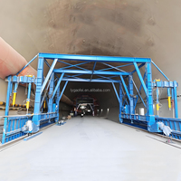 Chariot de guidage de câbles pour caniveaux de tunnel GaoFei de haute qualité, en acier Q235, avec système de déplacement hydraulique, garantie 1 an
