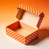 Boîte en carton ondulé à couvercle rabattable TongKun pour broches, idéale pour la vente au détail
