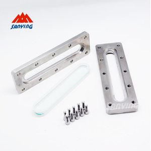 Food Grade In-Line Flow Sight Glass, tipe panjang bulat tangki persegi panjang dengan indikator Diopter permukaan dipoles tekanan rendah - Product Image 3