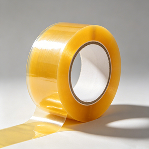 Custom Printed <b>Clear</b> Brown BOPP Pressure Sensitive Adhesive <b>Tape</b> Waterproof Food Grade Single Sided Acrylic Carton Sealing - Product Image 3