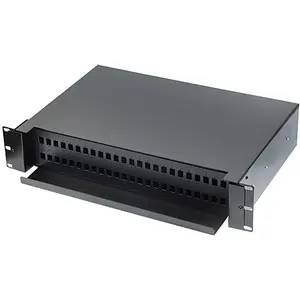 ODF/Patch Rack Mount Distribution 2U Swing-Out Fiber Optic Pivoting Patch Panel