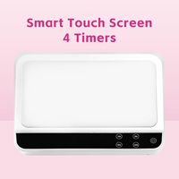 Séchoir à ongles professionnel portable haute puissance rechargeable avec lampe UV et coussin repose-main pour manucure acrylique