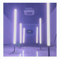 Barra de Luz LED RGBW DMX Inalámbrica con Control Wifi, con Estuche, Cambio de Color, Batería DMX, Tubo de Luz para DJ, Fiestas, Eventos, Escenarios