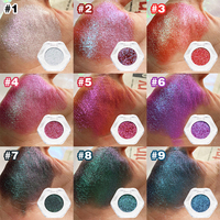 Maquillage végétalien, sans marque, paillettes, ombre à paupières, crème brillante, gelée, surligneur, Pigment caméléon, scintillant, crème pour les yeux, ombre à paupières