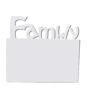 Qualisub Factory Price Family Photo <strong>Frames</strong> <strong>with</strong> 155x140mm Size Thermal Transfer <strong>Printing</strong> MDF Material &amp; Stands for Sublimation - Product Image 3