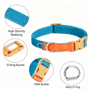 <span class=keywords><strong>Collar</strong></span> de Perro Moderno y Lujoso 2026 con Diseño de Remaches, <span class=keywords><strong>Collar</strong></span> de Protección para Mascotas Ajustable de Nailon Suave - Product Image 2