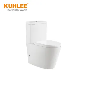 China Supplier Ceramic Bathroom WC Sanitary Ware Two Piece Toilet For Office Building