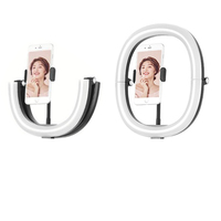 Nouveau Anneau Lumineux Pliable pour Photographie, Selfie, Vidéo Live TikTok, Lumière d'Appoint LED de 12 pouces avec Trépied
