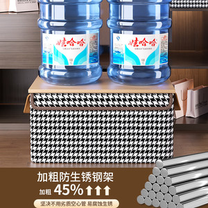 กล่องเก็บเสื้อผ้า Youna ลายตารางหมากรุก ทรงสี่เหลี่ยมผืนผ้า โครงเหล็กแข็งแรง แบบลิ้นชัก - Product Image 3