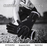 Guantes de Buceo Deportivos Unisex de Neopreno con Logotipo Personalizado, Impresión Digital, Anti-UV, de 1.5mm-5mm, para Agua Fría, Buceo y Natación