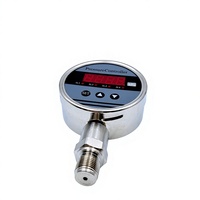 Contrôleur de pression numérique intelligent avec affichage électronique, sortie relais de tension 4-20 mA, interrupteur d'alarme, pression en acier inoxydable
