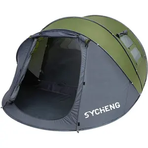 3-4 Personen Voll automatische Doppels ch ichten Camping Strand zelte Pop-up UV-Schutz Camping Zelt Outdoor Zelt
