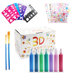 <span class=keywords><strong>Peinture</strong></span> textile 3D permanente non toxique aux couleurs vives pour DIY - Product Image 6
