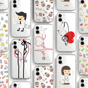 Coque en silicone TPU personnalisée pour <span class=keywords><strong>iPhone</strong></span> <span class=keywords><strong>11</strong></span> 12 13 14 15 16 Pro Max avec thermomètre de dessin animé, impression UV, couverture par sublimation - Product Image 1