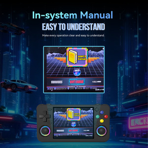 Console de <span class=keywords><strong>jeu</strong></span> vidéo portable rétro RF35H, 64 Go de jeux préchargé<span class=keywords><strong>s</strong></span>, écran IPS de 3,5 pouces, Wifi, Linux, lecteur de poche open source - Product Image 3