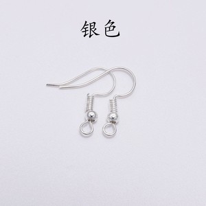 Ear <b>Hooks</b> Flat Round Spring Loaded Beaded For <b>Earring</b> Making Iron Plated Jewelry Findings 1 Kg Pack - Product Image 3