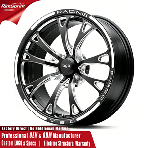 ล้อเชื่อมฟรอนทรันเนอร์วีซีรีส์ขอบล้อปลอม15-18นิ้ว5X114.3 5X120ล้อหน้าสำหรับ Mustang Camaro Challenger Pontiac <span class=keywords><strong>G8</strong></span> - Product Image 1