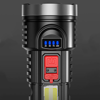 Vente en gros Mini lampe de poche portable LED Highlight lampe de poche rechargeable torche électrique étanche lampes de poche tactiques torches