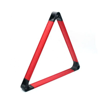 Support triangulaire en aluminium premium de 57,2 mm pour boules de billard américain de 2-1/4 pouces pour les jeux de billard à neuf boules