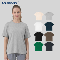 Camiseta Kuenzi con Logotipo Personalizado, 52% Algodón, 48% Poliéster, 220 g/m², Suave, Duradera, Transpirable y Ligera para Mujer