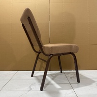 Nouvelle conception moderne, chaise de théâtre d'église personnalisée, siège souple, chaise de prière d'église, housse en tissu pour chaise d'église