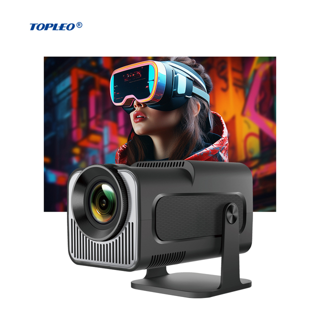 Topleo Video Projector Beamer Hy320 Mini Smart Portable Android Video Projectors Video Home Proyectores 4k