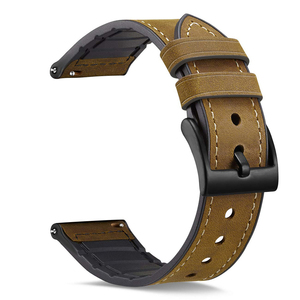 Correa de <span class=keywords><strong>Reloj</strong></span> de Silicona y Cuero Genuino con Hebilla de Acero Inoxidable <span class=keywords><strong>para</strong></span> <span class=keywords><strong>Samsung</strong></span> <span class=keywords><strong>Galaxy</strong></span> <span class=keywords><strong>Watch</strong></span> <span class=keywords><strong>3</strong></span> de 22mm, Precio de Fábrica - Product Image 6