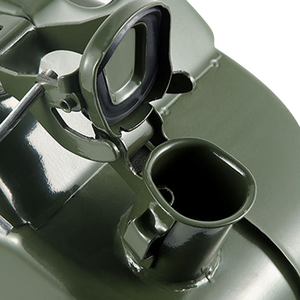 Combustible <span class=keywords><strong>Caddy</strong></span> verde 20 litros 5 galones tanque de combustible de gasolina de acero para barco/<span class=keywords><strong>4wd</strong></span>/coche/camping Caño incorporado Gerry Jerry Can - Product Image 5