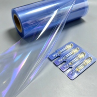 Lámina de PVC Transparente de Alta Calidad y Económica, 100% Virgen, Resistente al Fuego, Ecológica, Sin Olor, para Corte de Cápsulas Farmacéuticas
