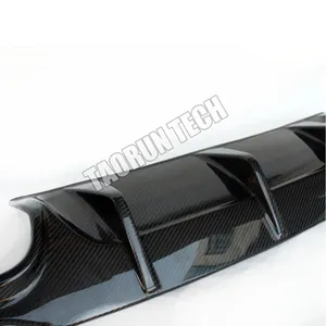 Diffuseur de pare-chocs arrière en fibre de carbone pour Benz W204 C180 C200 C260 C300 C350 C63 AMG Sedan & Coupé 12-14 - Product Image 4