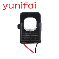 Transformateur de courant AC à noyau divisé à clipser, classe 0.5, petite taille 36mm, 100A 200A 300A 600A 5A, pour surveillance de puissance de sortie