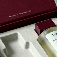 Boîte à parfum de luxe personnalisée, style livre rouge magnétique, rigide, écologique, pour une seule bouteille, présentation pour cosmétiques, parfum personnalisé