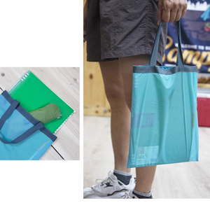 Sac de courses pliable ultraléger et écologique, sac fourre-tout réutilisable en tissu RipStop - Product Image 2