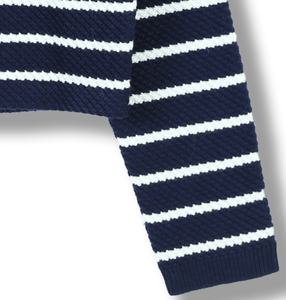 <span class=keywords><strong>Pull</strong></span> en jacquard à col en V à manches longues pour femmes, automne-hiver 2025, OEM et ODM personnalisés, couleur contrastée, <span class=keywords><strong>rayé</strong></span>, cardigan en tricot avec boutons - Product Image 6