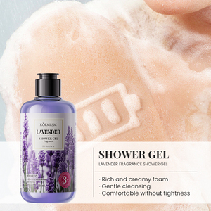 KORMESIC Gel de Ducha con Fragancia a Lavanda, Certificado por Bpom, 200 ml, Hidratante, Reparador, Suavizante, Gel Limpiador Corporal - Product Image 2