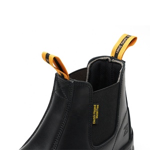 ZG L607 Stivaletto di Sicurezza Chelsea Impermeabile Nero in Vera Pelle Stivali Antinfortunistici Industriali Antiperforazione <span class=keywords><strong>Scarpe</strong></span> <span class=keywords><strong>da</strong></span> <span class=keywords><strong>Lavoro</strong></span> per <span class=keywords><strong>Uomo</strong></span> - Product Image 5