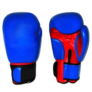 Gants de boxe en cuir véritable RC Fitness Wear avec fermeture auto-agrippante, unisexe, protection multicouche, OEM ODM, vente en gros, marque privée - Product Image 1