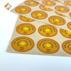 Amostra Grátis Preço de Fábrica Etiqueta Adesiva Indicadora de Temperatura Reversível e Irreversível que Muda de Cor - Product Image 3
