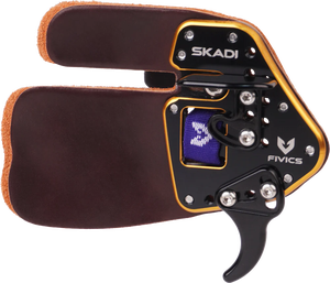 Protector de Dedos para Tiro con Arco Fivics SKADI, para Diestros/Zurdos - Tallas XS, S, M, Accesorio de Cuero Cordovan - Product Image 2