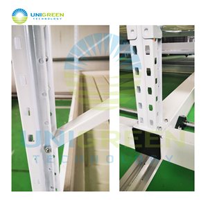 Bàn trồng cây nhiều tầng 4x8, trồng trong nhà kính, trồng trong nhà, có ray di chuyển, hệ thống trồng cây thẳng đứng nhiều tầng với khay - Product Image 5