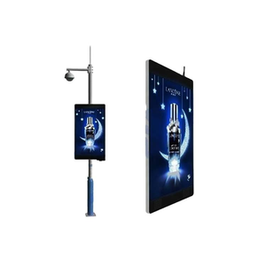 จอ LED ติดตั้งเสาไฟภายนอกอาคาร, สมาร์ท WiFi 4G, จอแสดงผลแบบตั้งพื้นอะลูมิเนียมสองด้าน, สำหรับโฆษณาในเมืองและถนนทุกสภาพอากาศ - Product Image 6