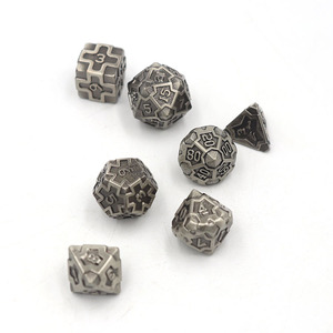Jeu de dés métalliques, éléments en polyhémisphère, pour jeux de combat, 10 pièces, livraison gratuite en chine - Product Image 4