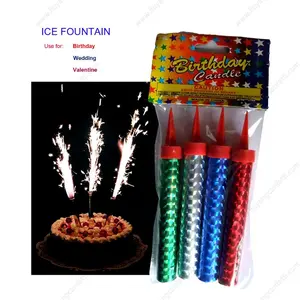 12 Cm Smokeless Party Cold Pyro Indoor Stage Candles Nightclub Fireworks Champagne Smellless Birthday Sparkler Ice Fountain