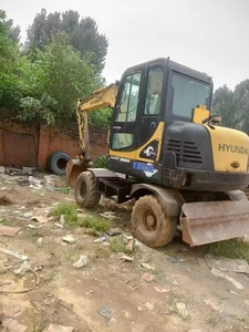 Excavadora de Ruedas Hyundai R60W-7 ROBEX 60W-7 de Segunda Mano con Alta Movilidad Original - Product Image 3