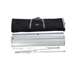 Nhôm sang trọng cuộn lên biểu ngữ hiển thị giá cuộn lên biểu ngữ ngang đứng bật lên biểu ngữ giọt nước khung cho cửa hàng quảng cáo - Product Image 1